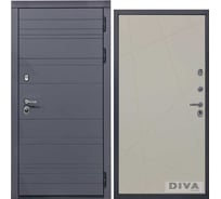 Дверь DIVA МД-39 2050x960 мм, правая, Серая-Д11 Софт Шампань УТ-00075491
