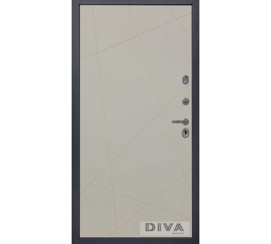 Дверь DIVA МД-39 2050x960 мм, правая, Серая-Д11 Софт Шампань УТ-00075491