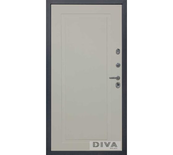 Дверь DIVA МД-39 2050x960 мм, правая, Серая-Н10 Софт Шампань УТ-00075480