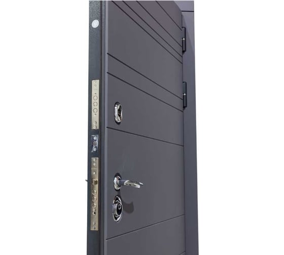 Дверь DIVA МД-39 2050x860 мм, правая, Серая-Д7 Силк Маус УТ-00075456