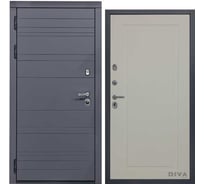 Дверь DIVA МД-39 2050x860 мм, левая, Серая-Н10 Софт Шампань УТ-00075477