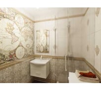 Дизайн-панели ООО "Панда" 03620 panda вокруг света, фон с рисунком, 1 шт. 15120