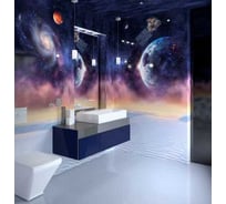 Дизайн-панели ООО "Панда" 04620 panda космос, фон с рисунком, 2 шт. 15127