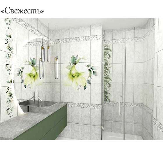 Дизайн-панели ООО "Панда" 07430 panda свежесть, фон, 1 шт. 15194