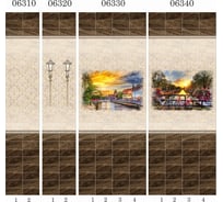 Дизайн-панели ООО "Панда" 06330 panda вечер в голландии, город, 4 шт. 14450