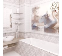 Дизайн-панели ООО "Панда" 03740 panda дамасский узор, панно, лебедь, 6 шт. 12954