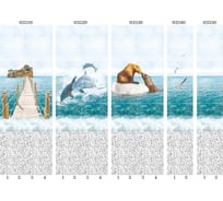 Дизайн-панели ООО "Панда" 03550 panda море, фон, 2 шт. 13954