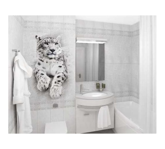 Дизайн-панели ООО "Панда" 00510 panda белые кружева, панно, сова, 4 шт. 14005