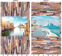 Дизайн-панели ООО "Панда" 02650 panda каскад, панно темное, венеция, 6 шт. 15151