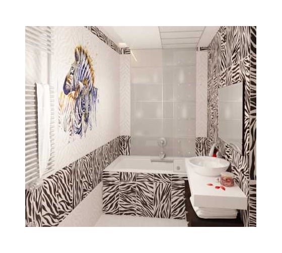 Дизайн-панели ООО "Панда" 02940 panda зебра, панно, 1зебра, 4 шт. 15176 1