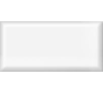 Керамическая плитка KERAMA MARAZZI Карнавал в Венеции 9.9x20x0.92 см, белый, грань, матовый 40 шт 19028 N