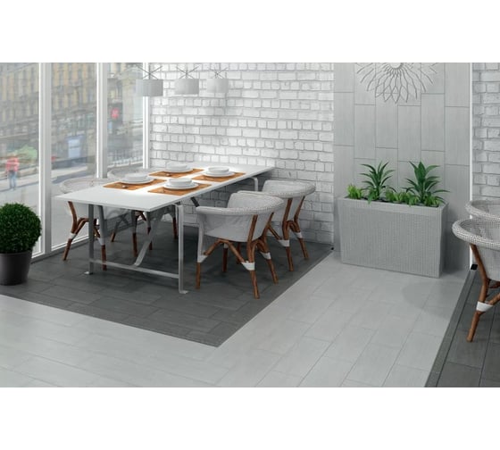 Керамический гранит KERAMA MARAZZI Боско 20.1x50.2x0.85 см, серый светлый (1, Т 152, К 01) SG410320N