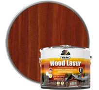 Пропитка Dufa WOOD LASUR красное дерево 9 л МП00-011256