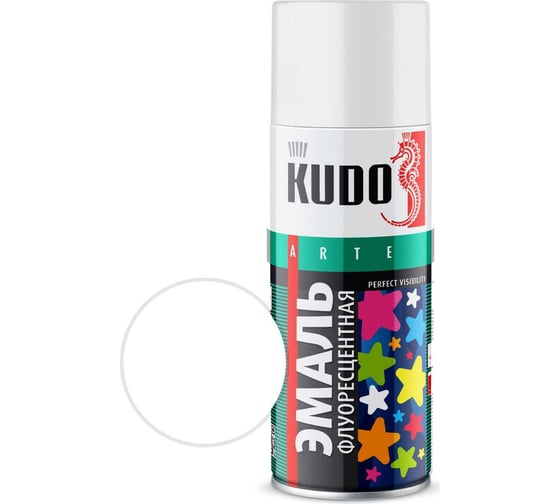 Эмаль флуоресцентная KUDO белая KU-1201 1