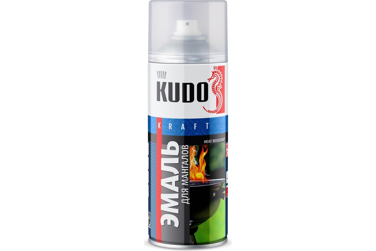  термостойкая для мангалов KUDO чёрная KU-5122 - выгодная цена .