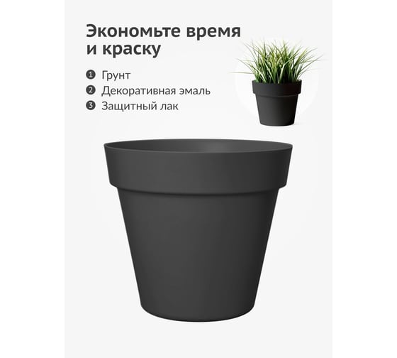 Грунт-эмаль для пластика KUDO быстросохнущая акриловая RAL 9005 чёрная KU-6002
