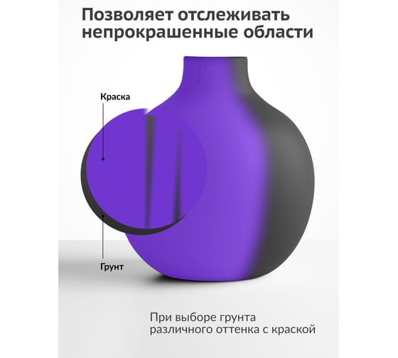 Грунтовка KUDO "Грунт акриловый универсальный быстросохнущий" в баллончике, чёрный KU-2103