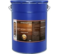 Универсальный огнезащитный лак ОГНЕЗА ЛАК глянцевый, бесцветный, ведро 20 л 18 кг 105064