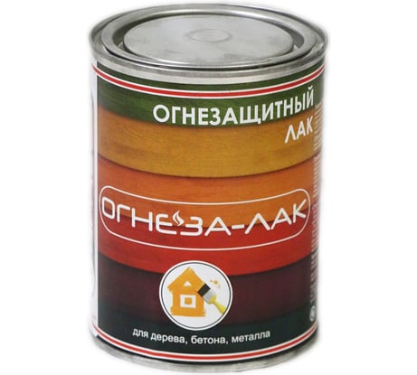 Огнезащитный акриловый лак для древесины и материалов из неё ОГНЕЗА ЛАК-ОД 105056