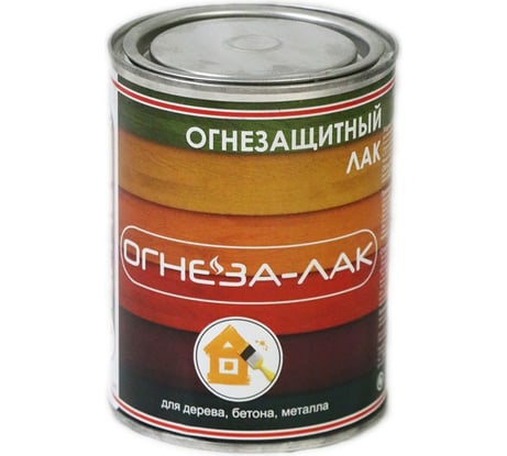 Огнезащитный акриловый лак для древесины и материалов из неё ОГНЕЗА ЛАК-ОД матовый 105059