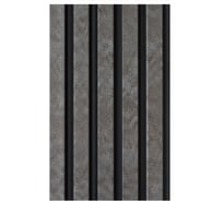 Стеновая панель Decor-Dizayn "Грани" ударопрочная, влагостойкая, под покраску 150x10x3000 мм 904-69