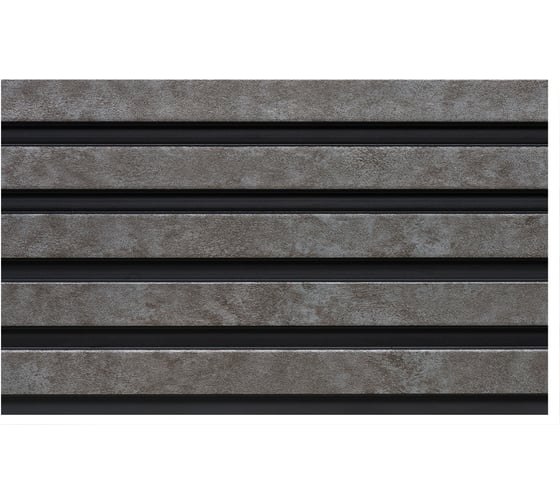 Стеновая панель Decor-Dizayn "Грани" ударопрочная, влагостойкая, под покраску 150x10x3000 мм 904-69
