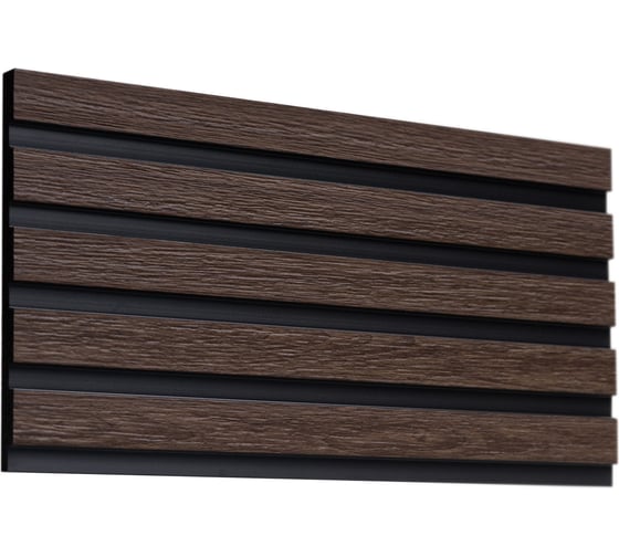 Стеновая панель Decor-Dizayn "Грани" ударопрочная, влагостойкая, под покраску 150x10x3000 мм 904-67SH