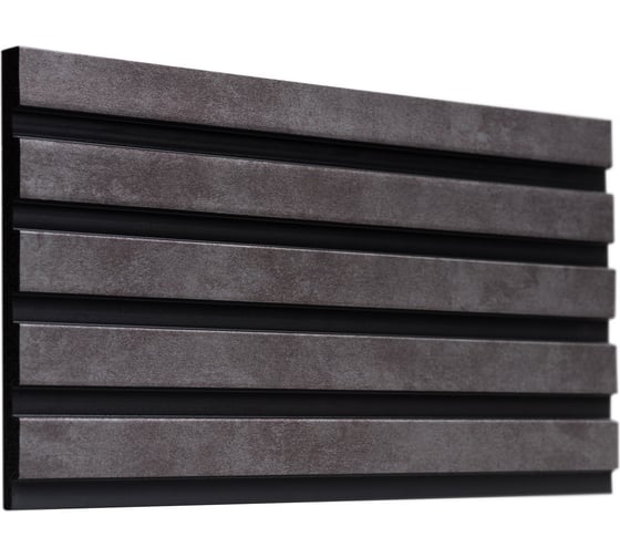 Стеновая панель Decor-Dizayn "Грани" ударопрочная, влагостойкая, под покраску 150x10x3000 мм 904-70