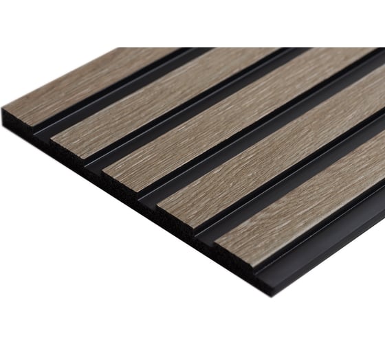 Стеновая панель Decor-Dizayn "Грани" ударопрочная, влагостойкая, под покраску 150x10x3000 мм 904-65SH 1