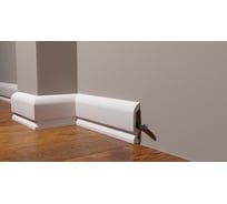 Напольный ударопрочный влагостойкий плинтус под покраску Decor-Dizayn 100x18,1x2000 мм DD700