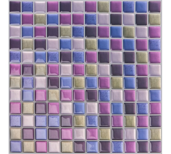 Комплект полимерной 3d плитки LAKO "мозаика 6", 21.3x25 см, 5 шт. LKD-YJC0018