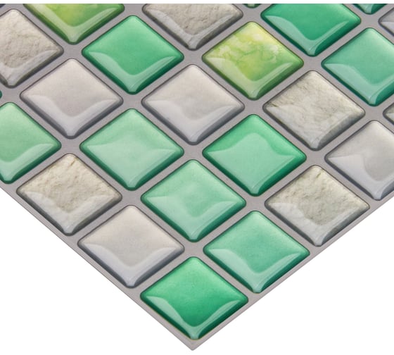Комплект полимерной 3d плитки LAKO "мозаика 8", 21.3x25 см, 5 шт. LKD-YJC0020