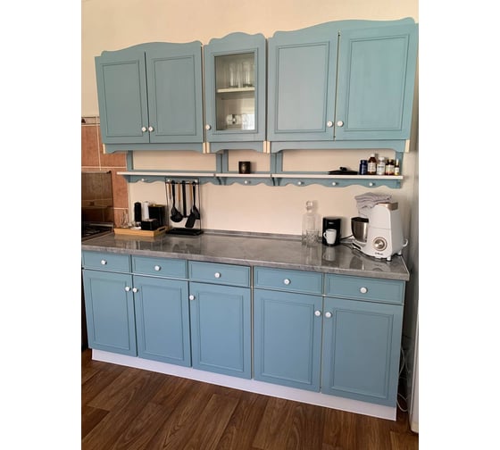 Краска для мебели и декора ATURI Design Меловой бархат mia цвет небесная дымка, 830 г T1-00012311