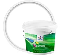 Резиновая краска Резолюкс Universal 2.5 кг, белый 9016 00000002071