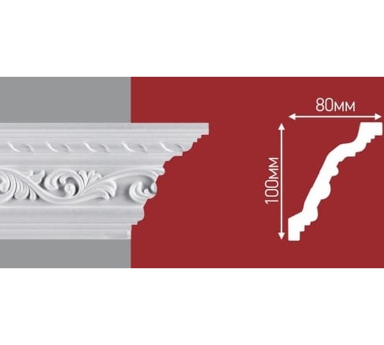 Плинтус Decor Ek d139/130мм D-139