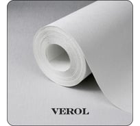 Флизелиновые обои Verol «Серые» 1.06x10 м, площадь 10.6 м2, обои на стену, декор для дома, виниловые на флизелине, метровые, однотонные, компаньоны 21-ФОК-001