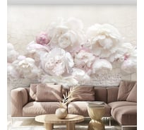 Флизелиновые фотообои Verol цветы 300x283 см, розовый, 3 полосы 131-ФФО-03298