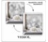 Флизелиновые фотообои Verol папоротники 300x283 см, серый, 3 полосы 123-ФФО-05210 9