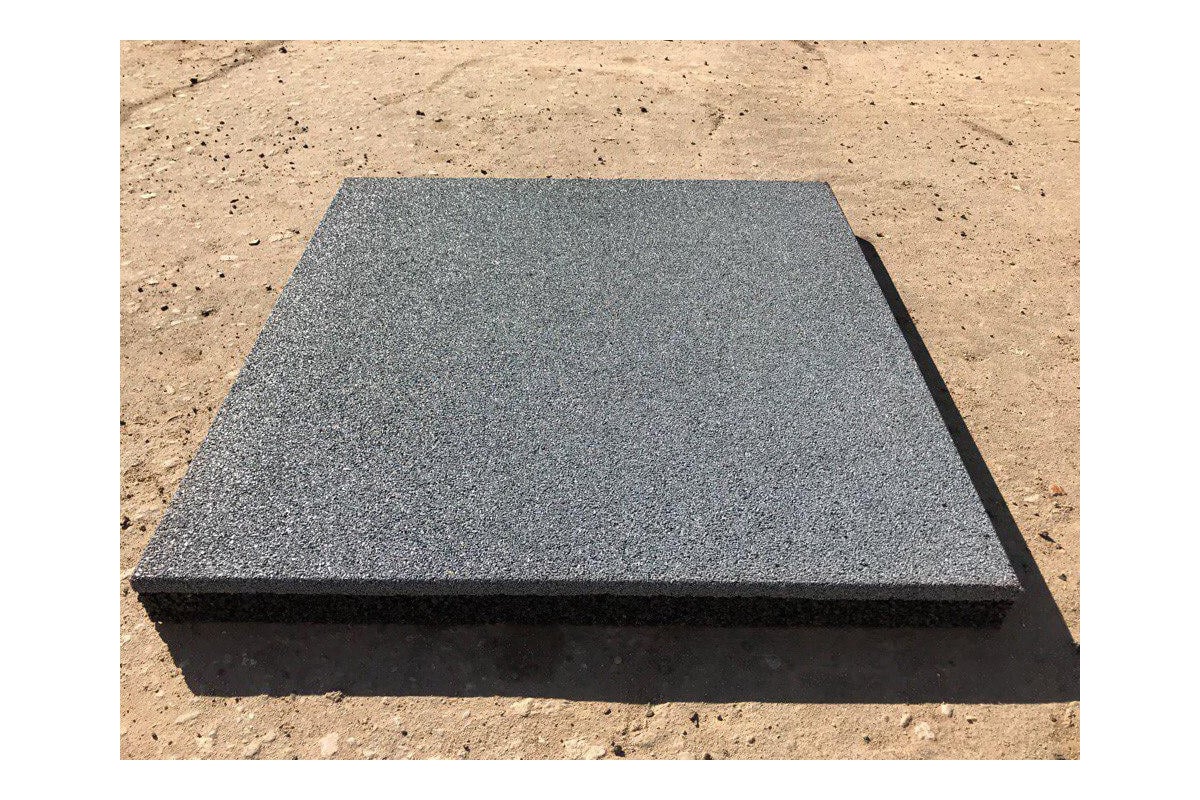 Плитка из резиновой крошки с грунтозацепщиками (пуансонами) Rezcon ...