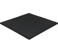 Полнотелая плитка из резиновой крошки Rezcon 500x500x10 мм, черная Pp50050010blk