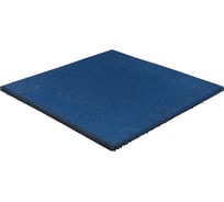 Полнотелая плитка из резиновой крошки Rezcon 500x500x10 мм, синяя Pp50050010bl