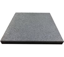 Полнотелая плитка из резиновой крошки Rezcon 500x500x10 мм, серая Pp50050010gry