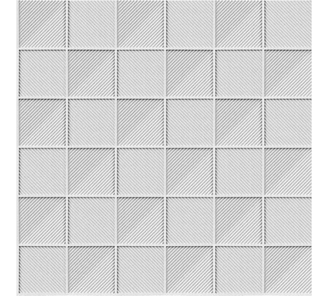 Потолочная бесшовная плитка Decor Ek d528, 2 м. кв. D-528
