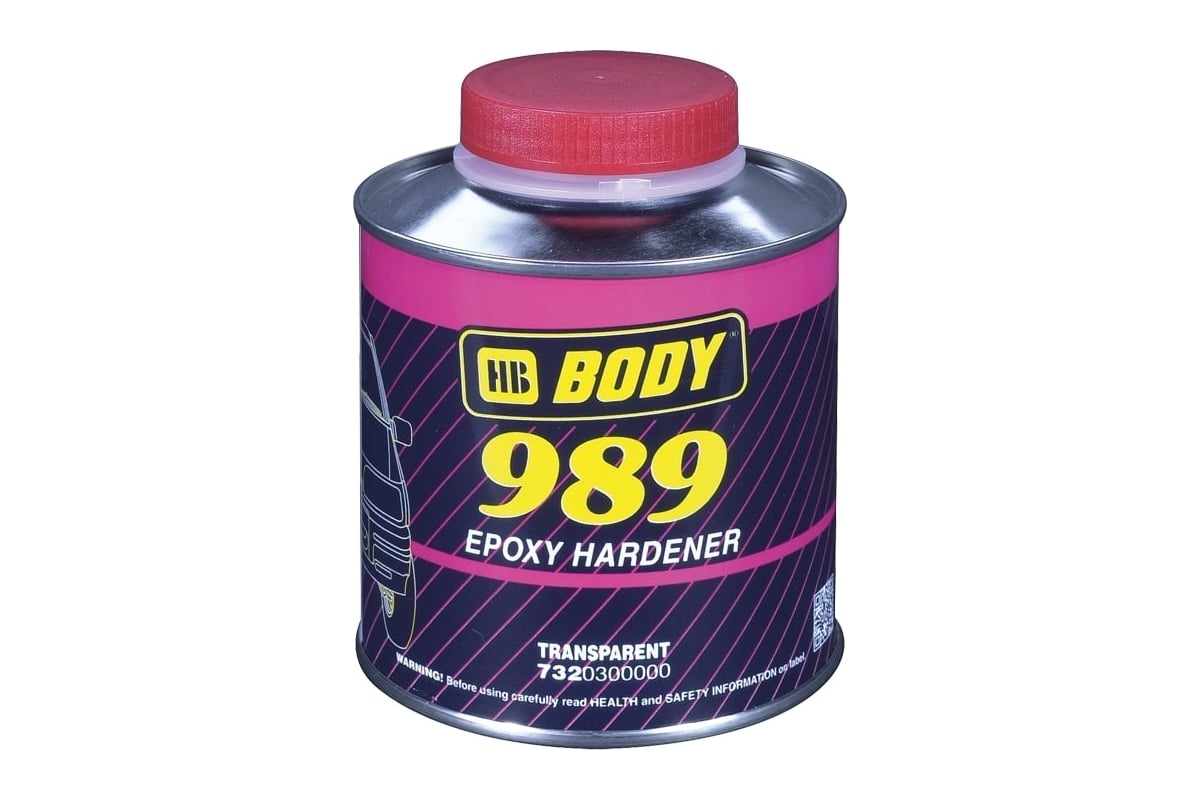 Отвердитель HB BODY 989 EPOXY 0,25 л 7320300000 - выгодная цена, отзывы,  характеристики, фото - купить в Москве и РФ