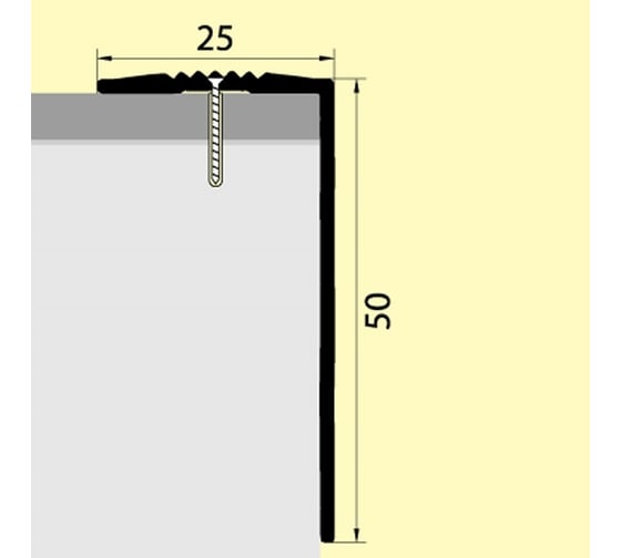 Угол РУССКИЙ ПРОФИЛЬ 25x50 мм, 2,7 м, венге (декор), 5 штук 4680427130496