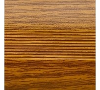 Полукруглый кант РУССКИЙ ПРОФИЛЬ 40 мм, 0,9 м, дуб темный, 10 штук 4680427132117