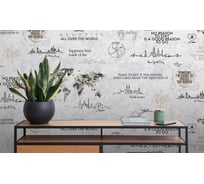 Виниловые обои на флизелиновой основе горячего тиснения Ateliero Le Tour 1.06x10 м 283951