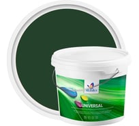 Резиновая краска Резолюкс Universal 2.5 кг, темно-зеленый 6020 УТ000001388
