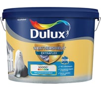 Краска для фасадов и цоколей DULUX WEATHERSHIELD EXTRAFLEX акриловая, матовая, база BC, 9 л 5736110