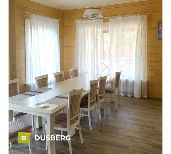 Масло с твёрдым воском для пола, лестниц Dusberg 2530 для внутренних работ, с карнаубским воском, 0.75 л, цвет 2012 прозрачный темно-янтарный 2530-750-Dus2012